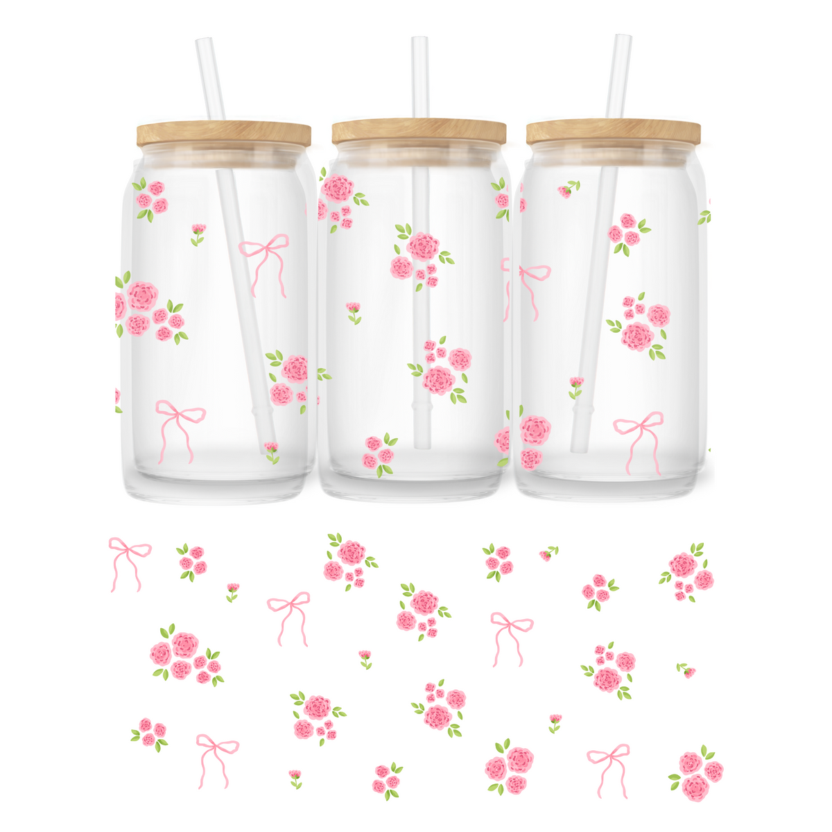 Verre 16 oz | Bouquets de roses