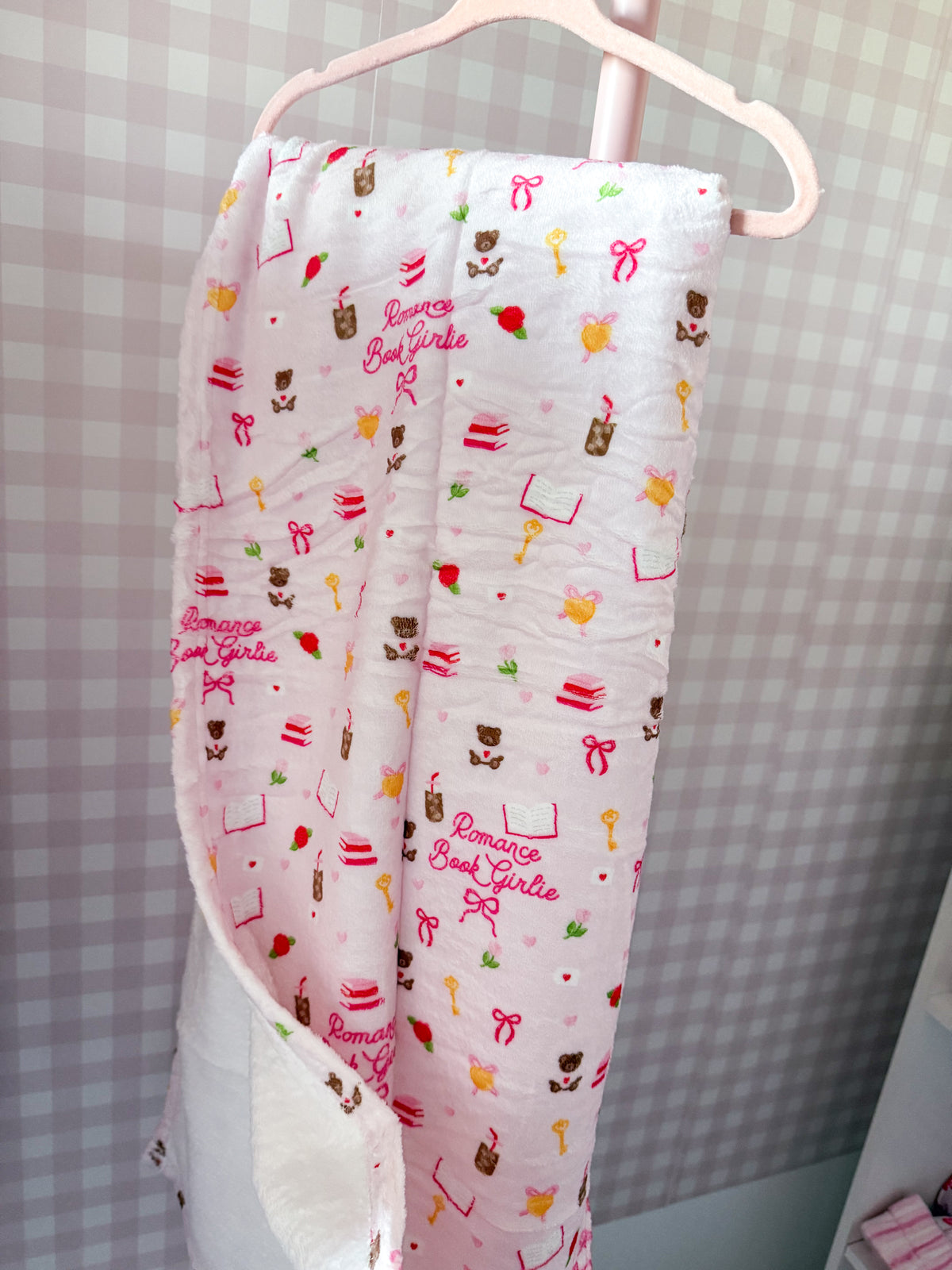 Couverture en flanelle | Romance book girlie