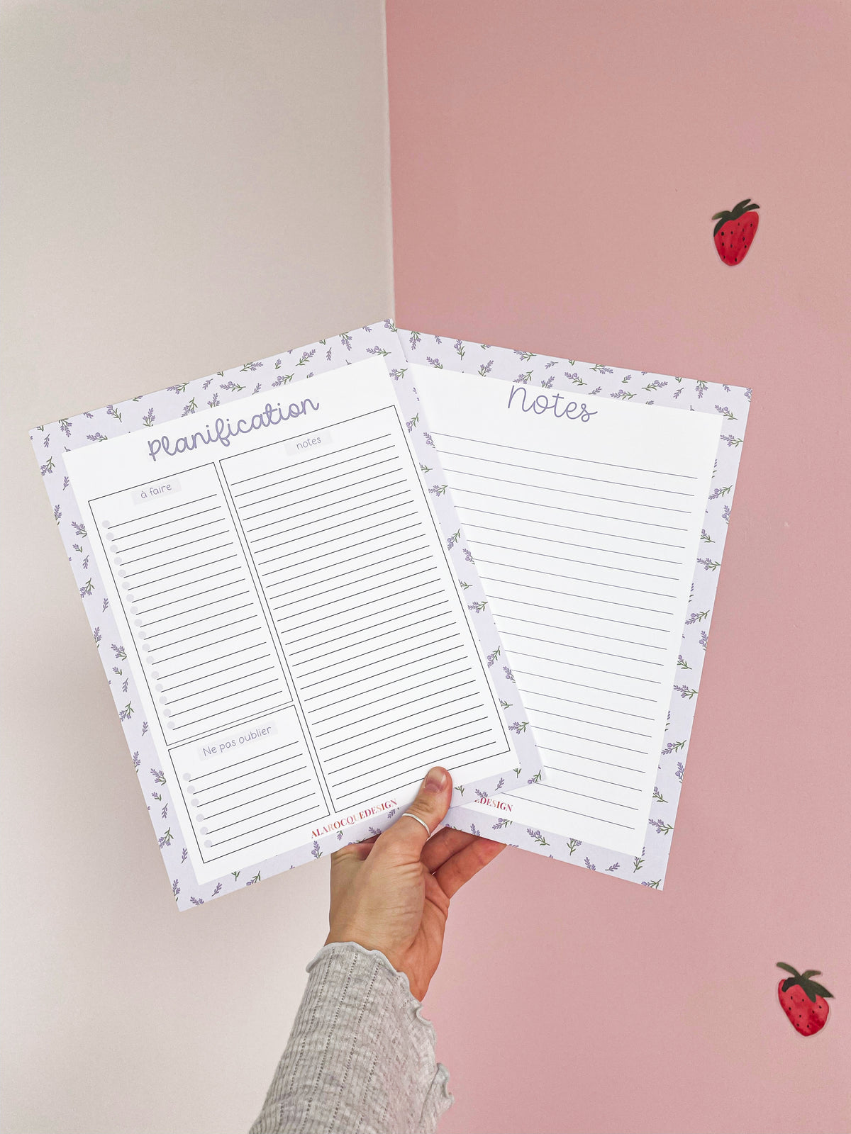 Pad de notes | Brindilles de lavande