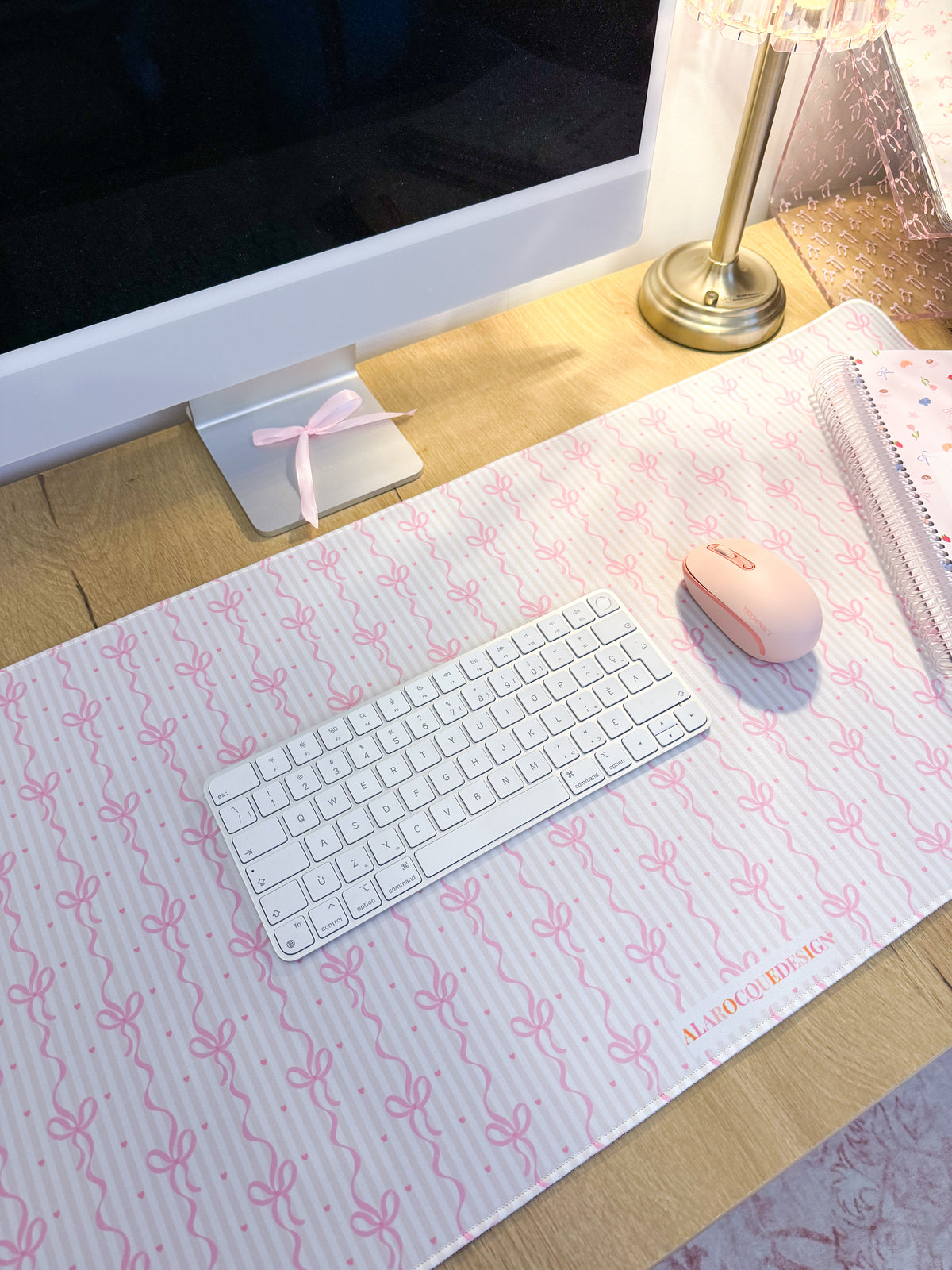 Tapis de bureau | Lignes de boucles