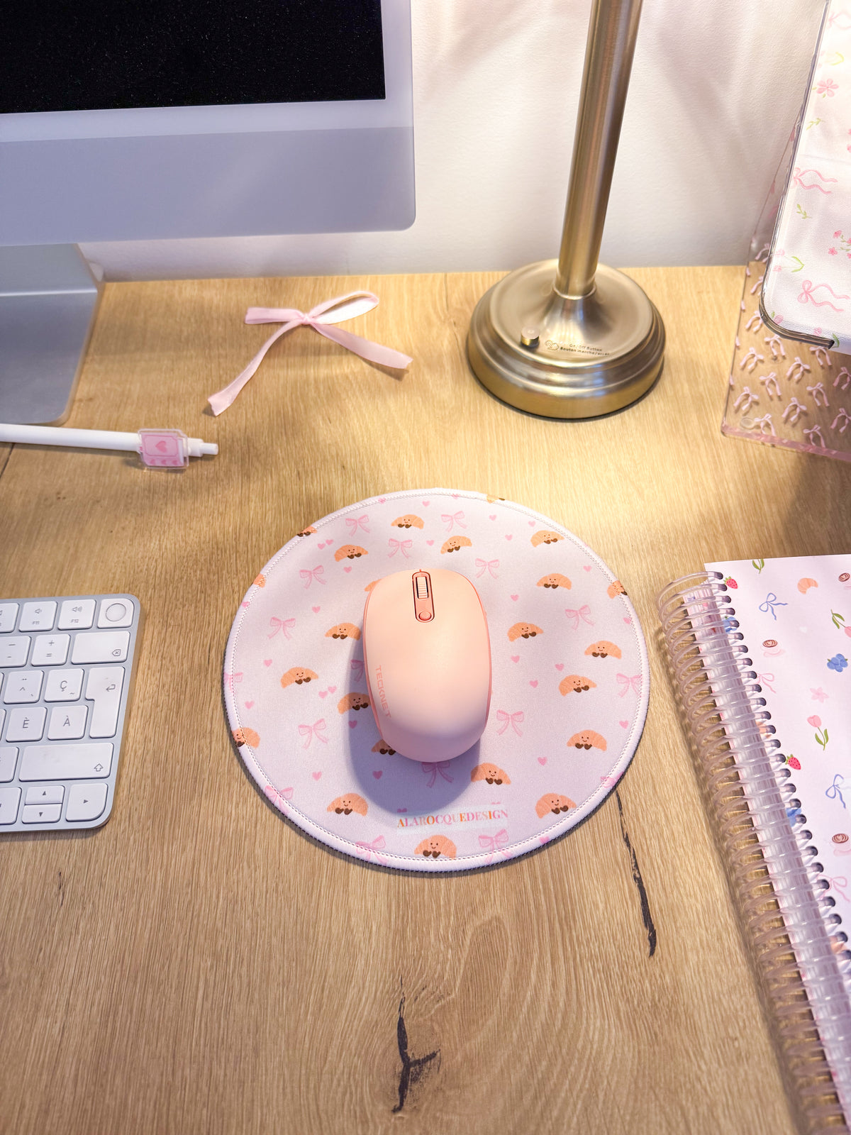 Tapis de souris | Croissants et boucles