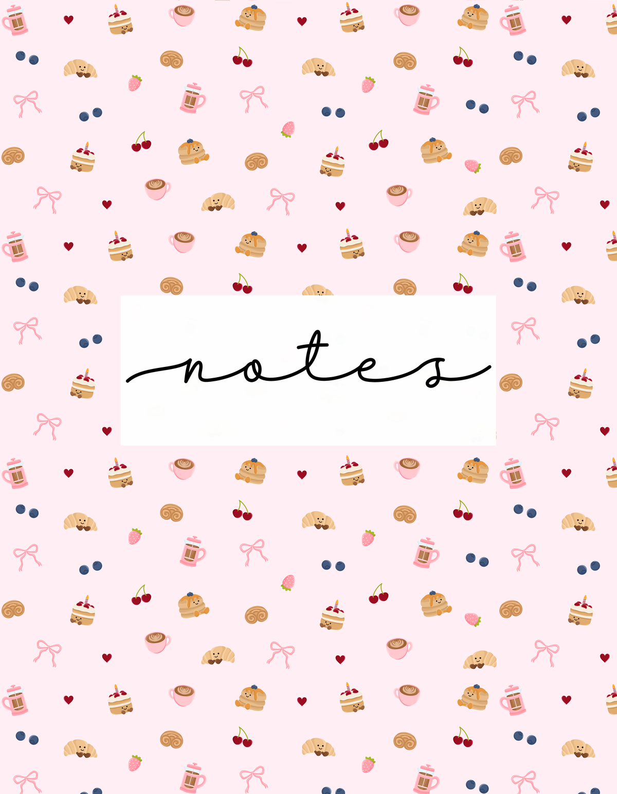 Cahier de notes | Brunch