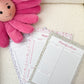 Planificateur | Sauge et fleurs fuchsia