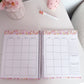 Agenda planificateur | Non-daté | Minis fleurs jaunes et roses