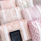 Coussin de lecture | Beige et marguerites