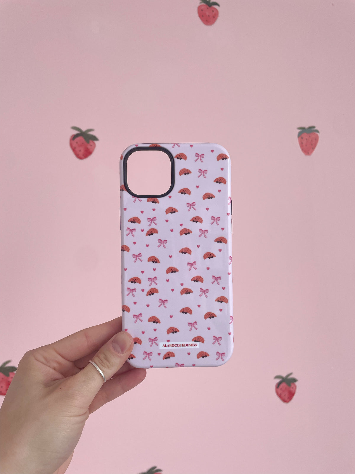 Imparfait | Étui à iPhone | Croissants et boucles