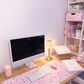 Tapis de bureau | Livres, cafés et roses