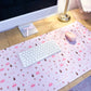 Tapis de bureau | Livres, cafés et roses