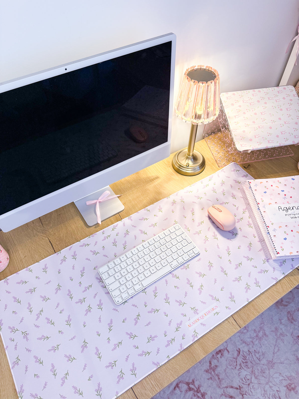 Tapis de bureau | Brindilles de lavande