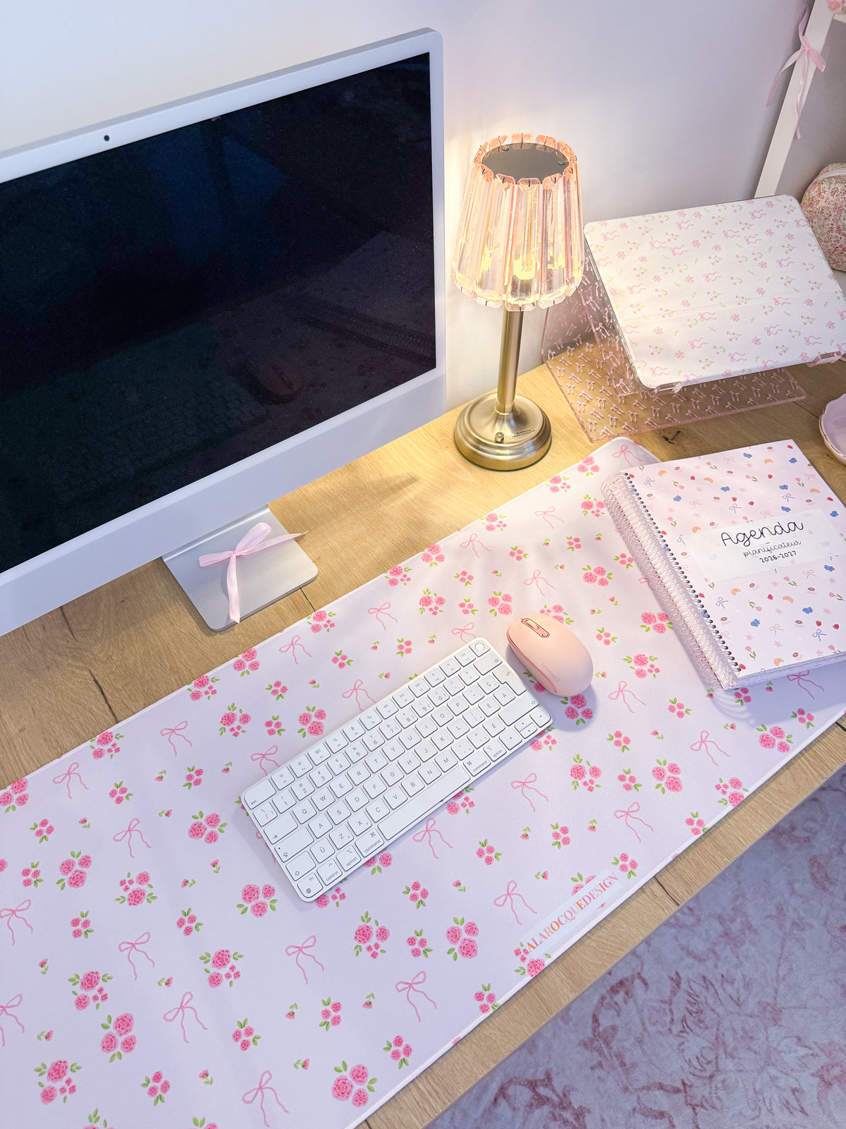 Tapis de bureau | Bouquets de roses