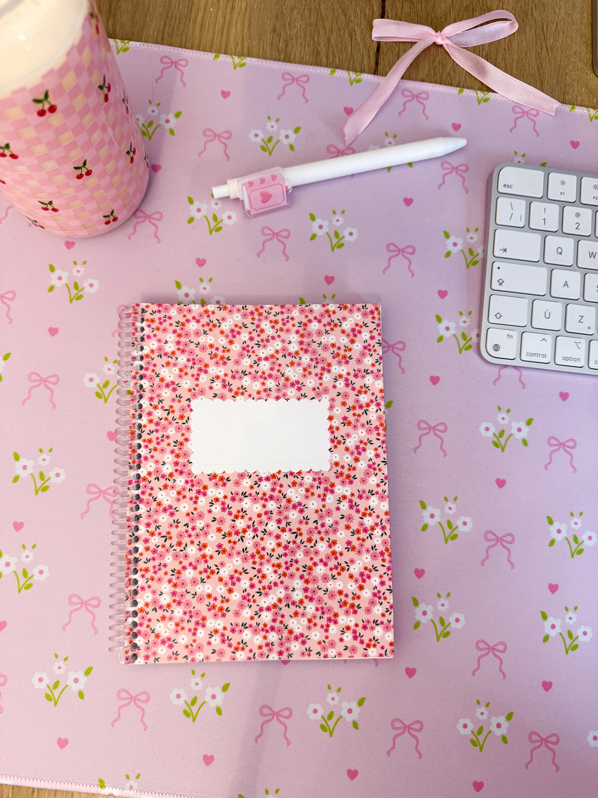 Mini cahier de notes | Fleurs orangés