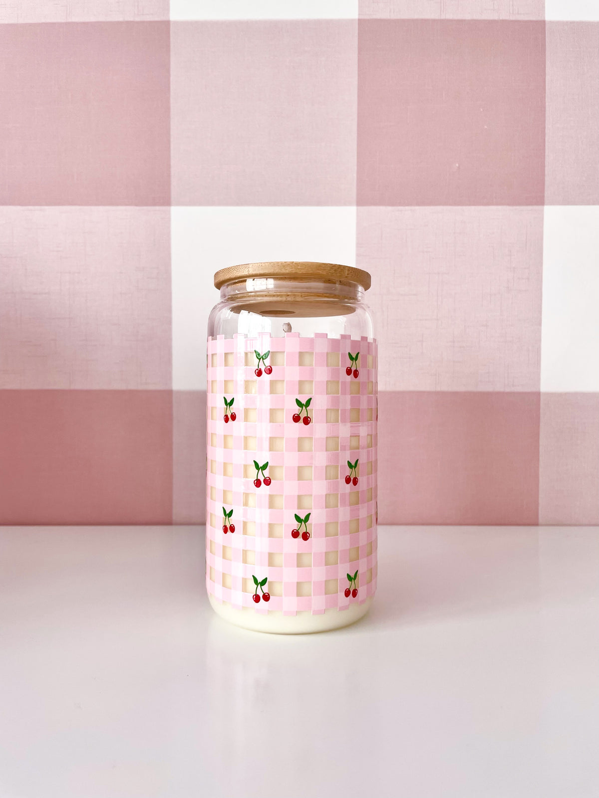 Chandelle | Verre 16 oz | Cerise