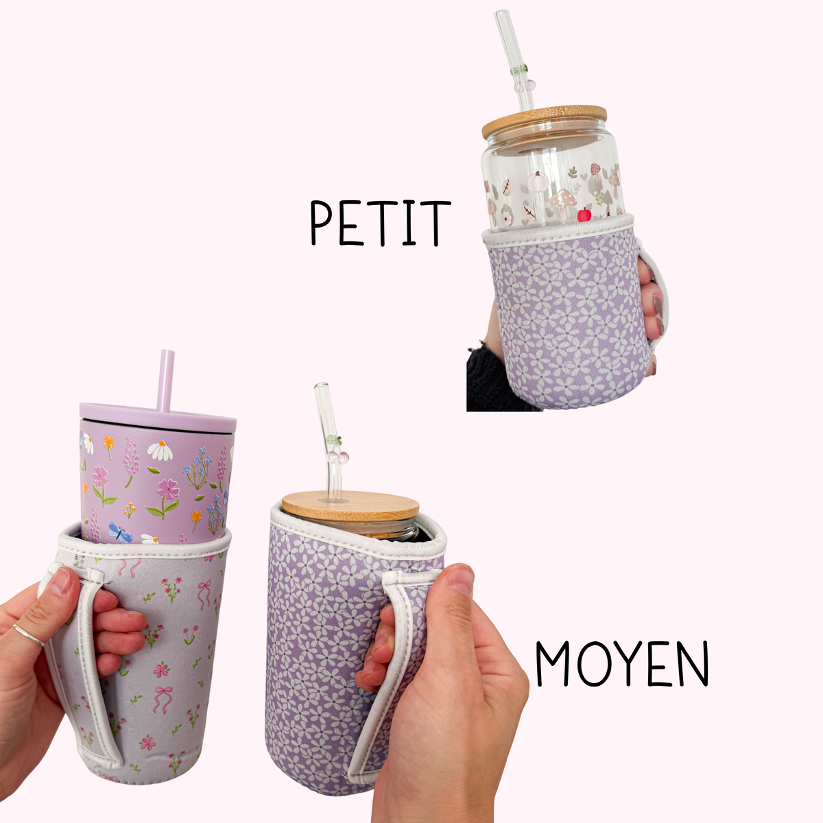 Manchon pour verre | Avec poignée